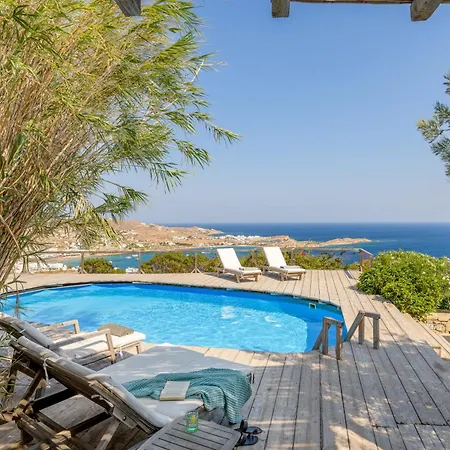 Amazing Sea View, Mykonos Cycladic Villa, Priv Pool * פלאטיס יאלוס