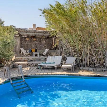 Amazing Sea View, Mykonos Cycladic Villa, Priv Pool Платис Ялос