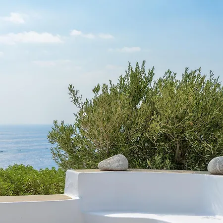 Amazing Sea View, Mykonos Cycladic Villa, Priv Pool Вилла *