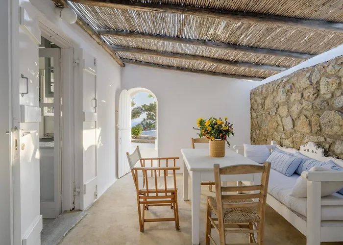 Willa Amazing Sea View, Mykonos Cycladic Villa, Priv Pool *